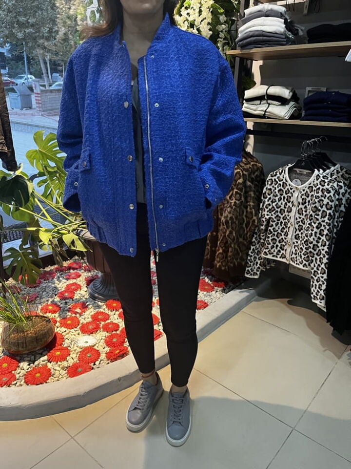 Mavi Bomber Ceket