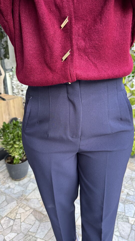 Pensli Lacivert Havuç Pantolon