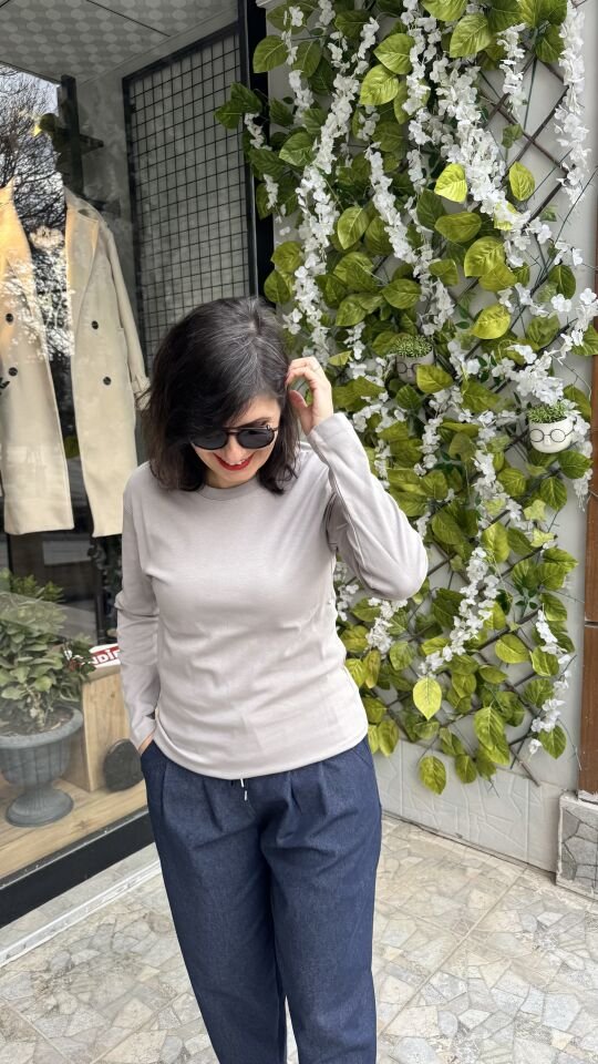 Vizon Basic Rahat Kalıp Bisiklet Yaka Body