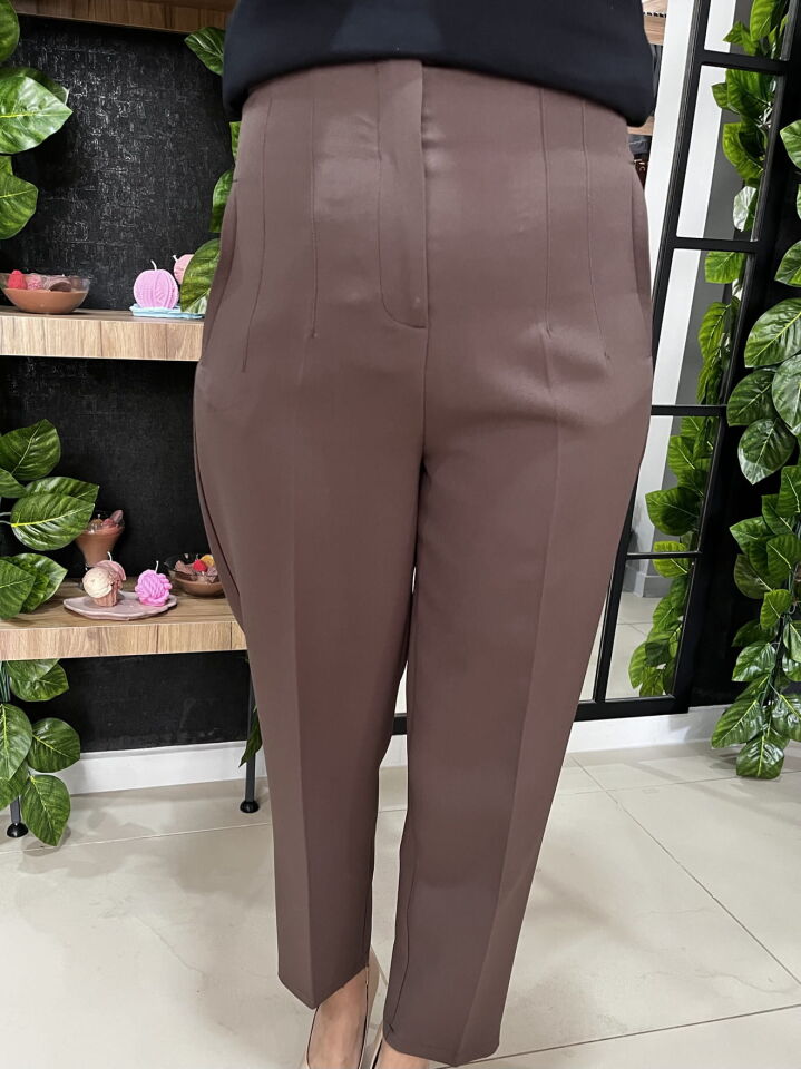 Pensli Kahverengi Havuç Pantolon