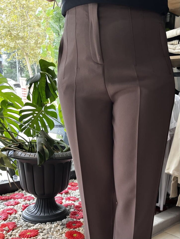 Pensli Kahverengi Havuç Pantolon